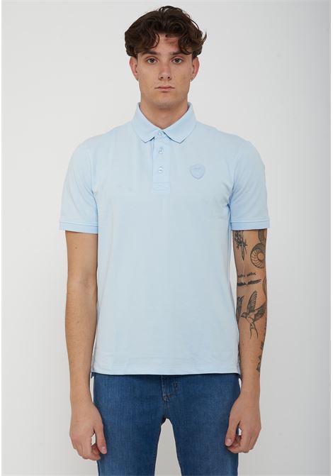 Polo In Piquet Alban Celeste BLAUER | ALBANS80E