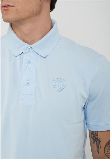 Polo In Piquet Alban Celeste BLAUER | ALBANS80E