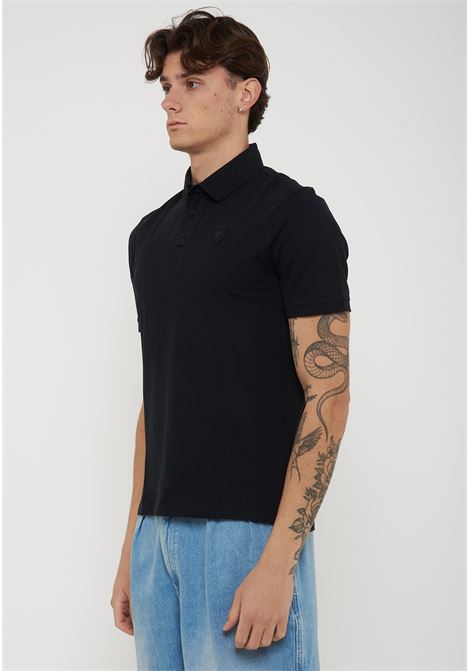 Polo In Piquet Alban Nero BLAUER | ALBANS999
