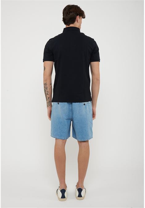 Polo In Piquet Alban Nero BLAUER | ALBANS999