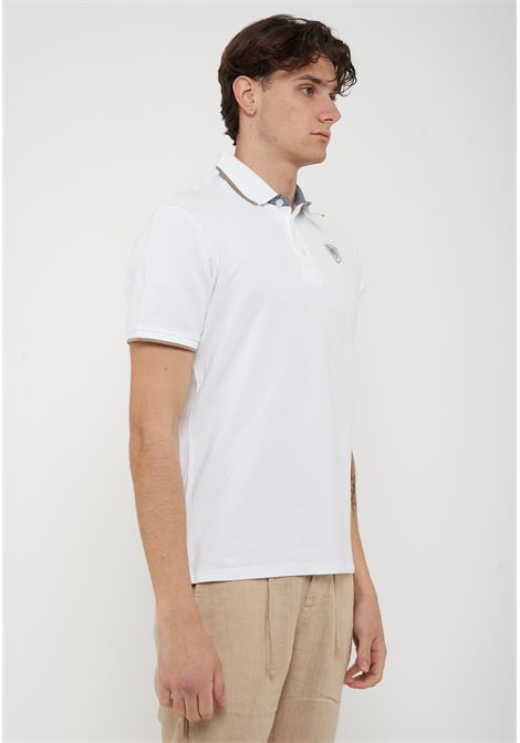 Polo In Piquet Damon Bianco Ottico BLAUER | DAMON100
