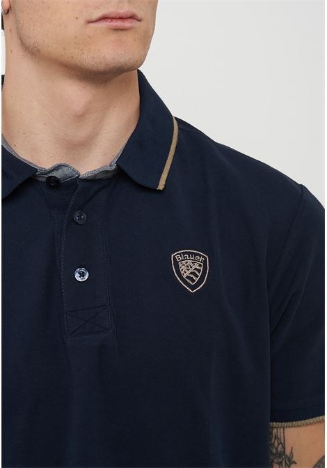 Polo In Piquet Damon Blu BLAUER | DAMON888