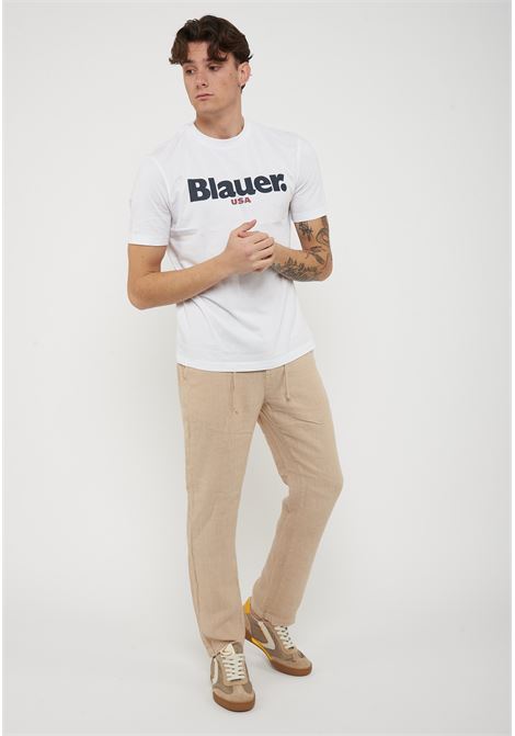T-Shirt Ernst Bianco Ottico BLAUER | ERNST100