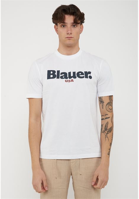 T-Shirt Ernst Bianco Ottico BLAUER | ERNST100