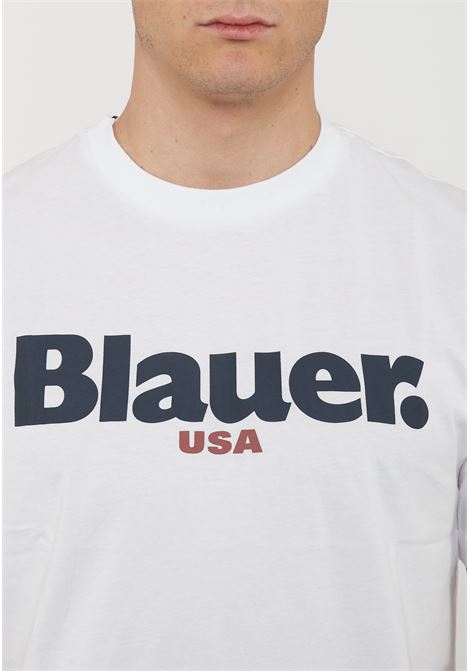 T-Shirt Ernst Bianco Ottico BLAUER | ERNST100