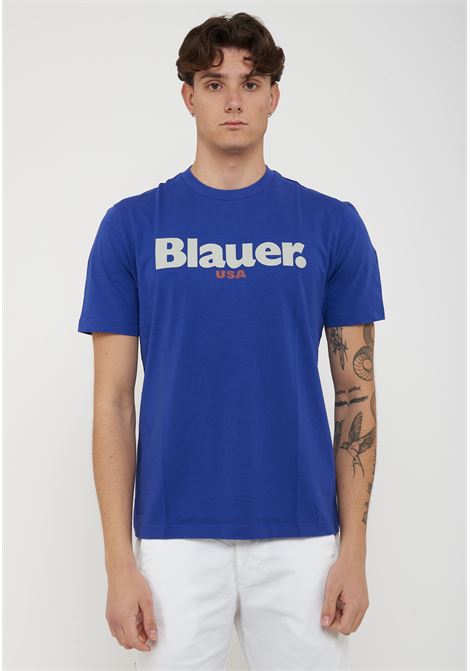 T-Shirt Ernst Blu Clematide BLAUER | ERNST853