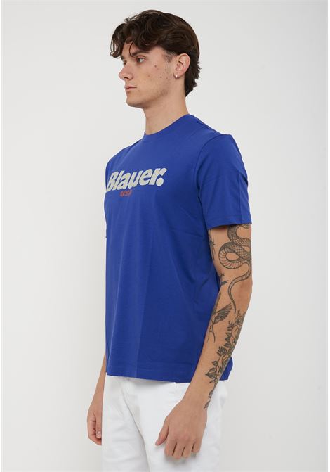 T-Shirt Ernst Blu Clematide BLAUER | ERNST853