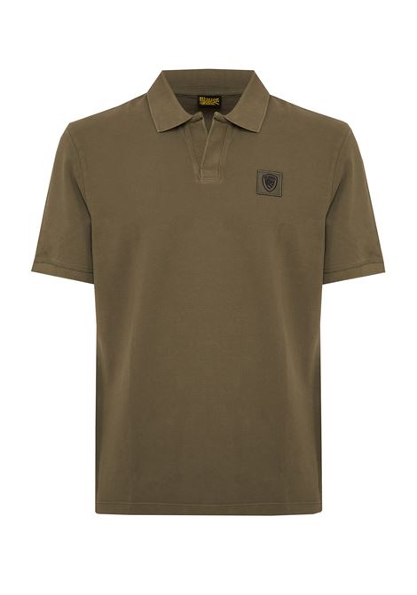 Polo In Piquet Havey Green BLAUER | HARVEY60H