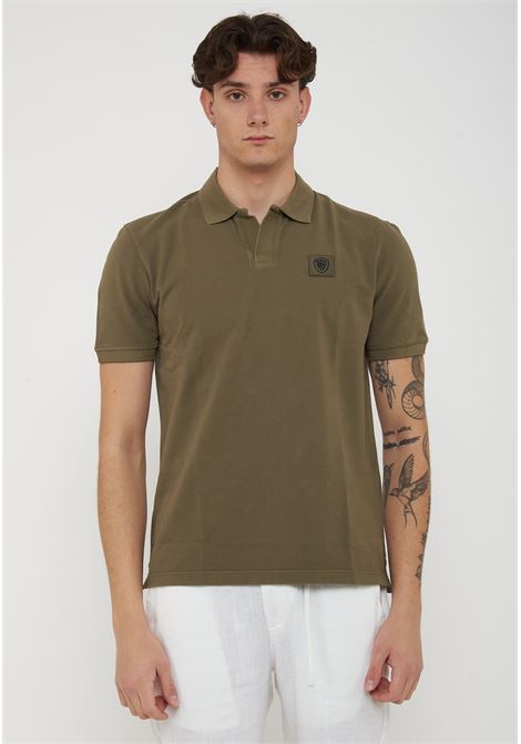 Polo In Piquet Havey Green BLAUER | HARVEY60H