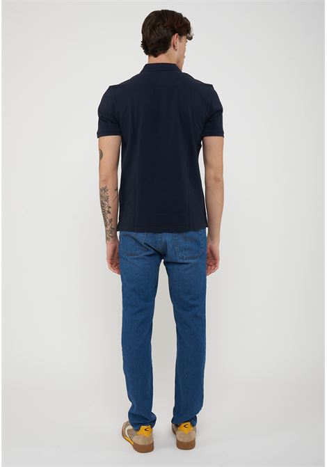 Polo In Piquet Havey Blu BLAUER | HARVEY888