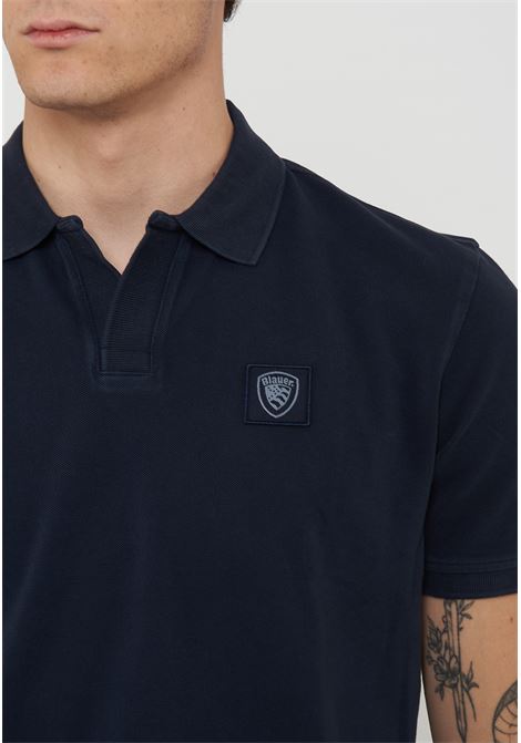 Polo In Piquet Havey Blu BLAUER | HARVEY888