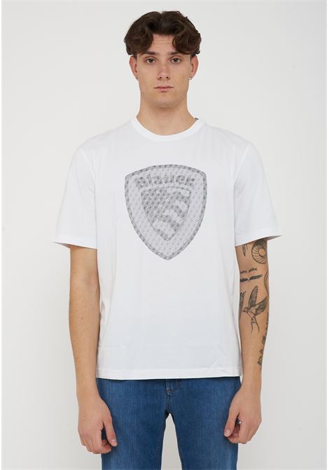 T-Shirt Hopkins Bianco Ottico BLAUER | HOPKINS100