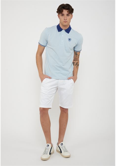 Polo in Piquet Oakland Light Blue BLAUER | OAKLAND80E