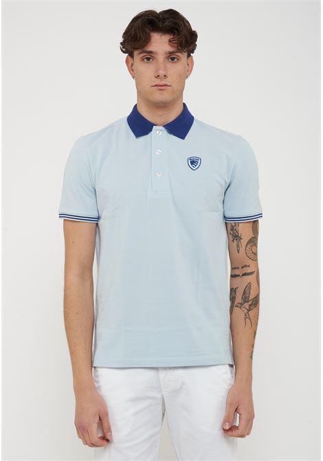 Polo in Piquet Oakland Light Blue BLAUER | OAKLAND80E