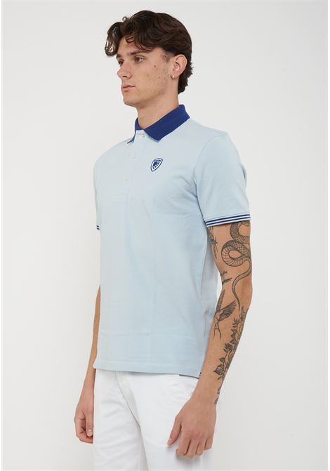 Polo in Piquet Oakland Light Blue BLAUER | OAKLAND80E