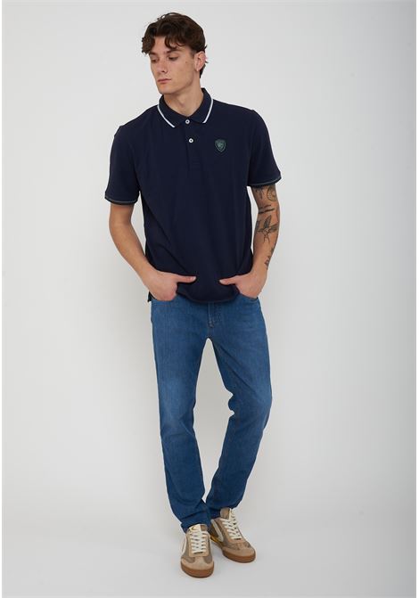 Polo In Piquet Peter Blu BLAUER | PETER888