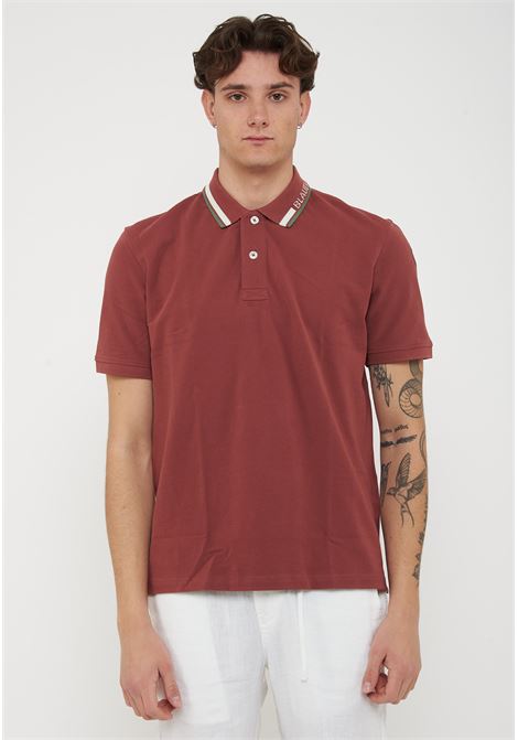 Polo Con Ricamo Sul Colletto Ransom Mattone Inglese BLAUER | RANSOM586