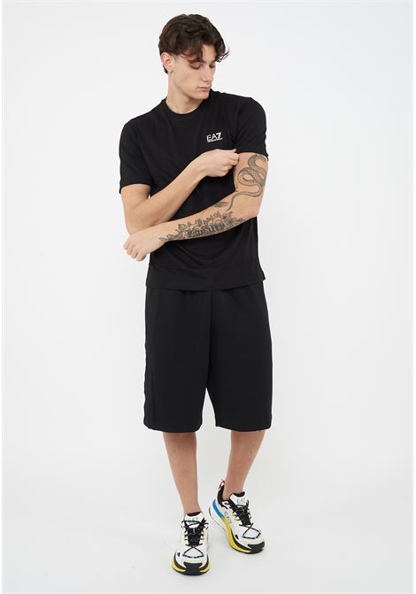 T-shirt Logo Series in jersey di cotone Black EA7 | 7M000567 AF10375MC001