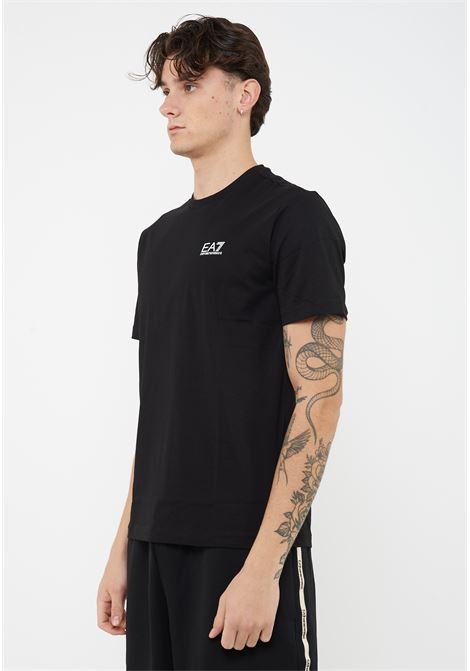 T-shirt Logo Series in jersey di cotone Black EA7 | 7M000567 AF10375MC001