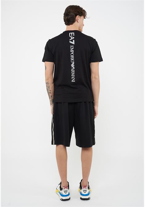 T-shirt Logo Series in jersey di cotone Black EA7 | 7M000567 AF10375MC001