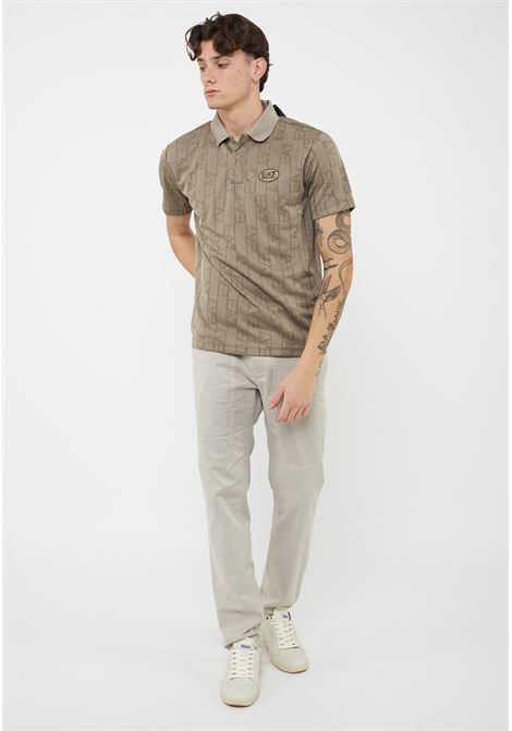 Polo Golf Pro in tessuto tecnico VENTUS7 Fancy Roasted EA7 | 7M001287 AF22277F1039