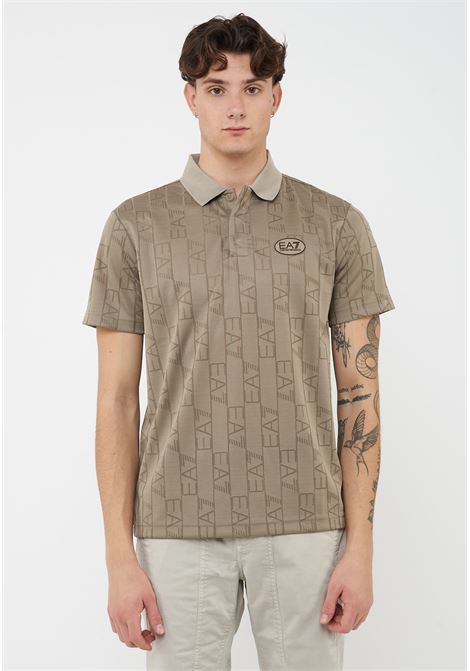 Polo Golf Pro in tessuto tecnico VENTUS7 Fancy Roasted EA7 | 7M001287 AF22277F1039