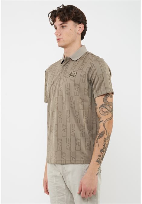 Polo Golf Pro in tessuto tecnico VENTUS7 Fancy Roasted EA7 | 7M001287 AF22277F1039