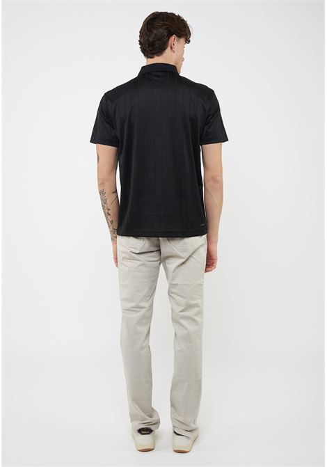 Polo Golf Pro in tessuto tecnico VENTUS7 Fancy Black EA7 | 7M001287 AF22277FC038