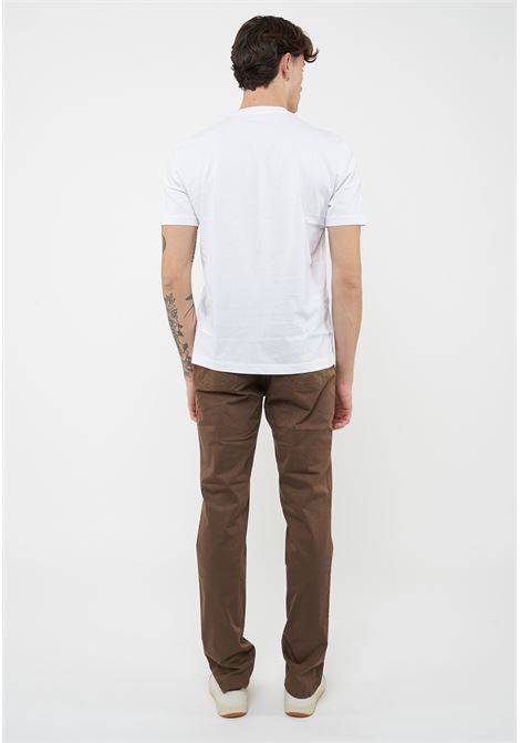 T-shirt girocollo Visibility in jersey di cotone White EA7 | 7M001307 AF10375U0002