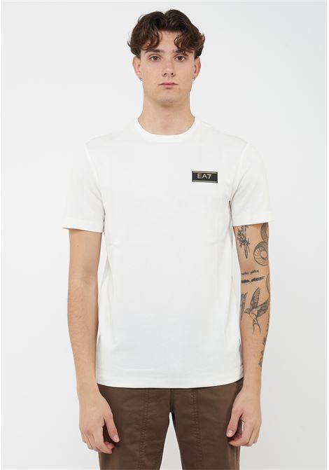 T-shirt girocollo Premium Label in misto viscosa stretch Sugar Swizzle EA7 | 7M001331 AF13739U0004