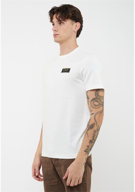 T-shirt girocollo Premium Label in misto viscosa stretch Sugar Swizzle EA7 | 7M001331 AF13739U0004