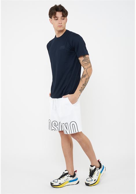 T-shirt Lux Identity in jersey di misto modal Blue EA7 | 7M001357 AF13862UB102