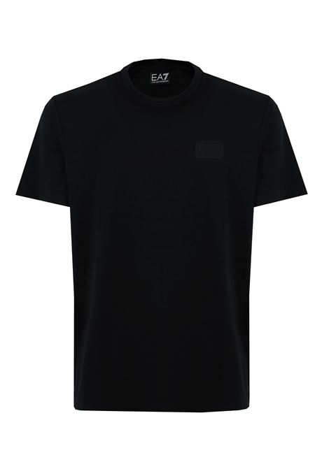 T-shirt Lux Identity in jersey di misto modal Black EA7 | 7M001357 AF13862UC001