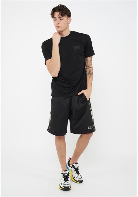 T-shirt Lux Identity in jersey di misto modal Black EA7 | 7M001357 AF13862UC001