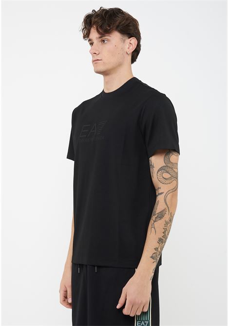 T-shirt Lux Identity in jersey di misto modal Black EA7 | 7M001358 AF13862UC001