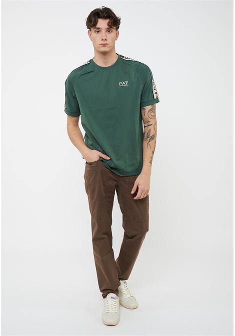 T-shirt Graphic Series in misto viscosa stretch Cilantro EA7 | 7M001395 AF16724U7260