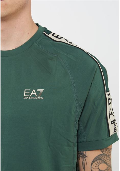 T-shirt Graphic Series in misto viscosa stretch Cilantro EA7 | 7M001395 AF16724U7260