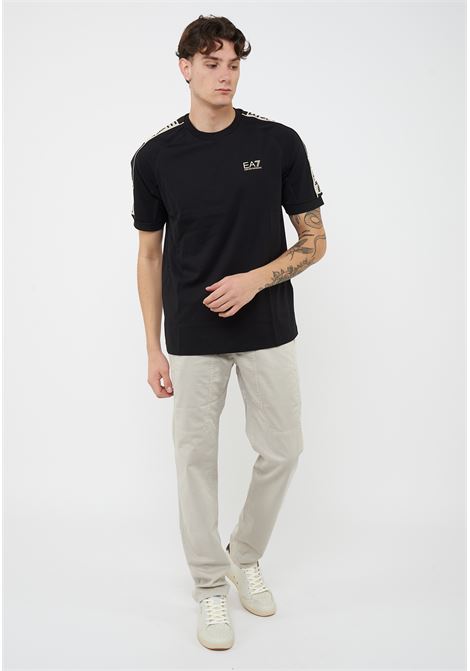 T-shirt Graphic Series in misto viscosa stretch Black EA7 | 7M001395 AF16724UC001