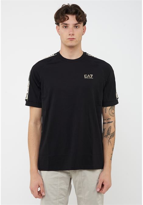 T-shirt Graphic Series in misto viscosa stretch Black EA7 | 7M001395 AF16724UC001
