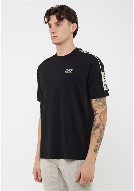 T-shirt Graphic Series in misto viscosa stretch Black EA7 | 7M001395 AF16724UC001