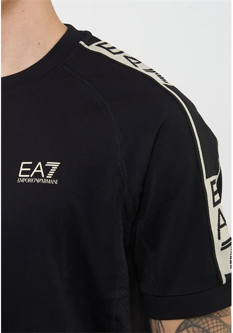 T-shirt Graphic Series in misto viscosa stretch Black EA7 | 7M001395 AF16724UC001