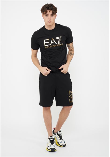 T-shirt Core Identity in jersey di cotone Black Gold EA7 | 7M001412 AF22264MC004