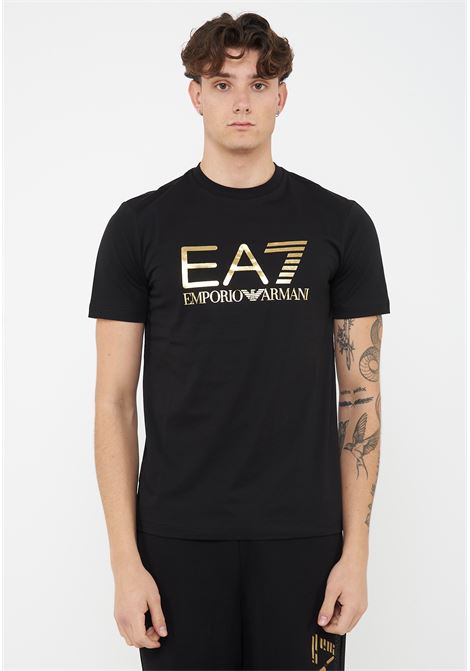 T-shirt Core Identity in jersey di cotone Black Gold EA7 | 7M001412 AF22264MC004