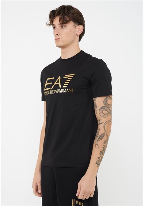 T-shirt Core Identity in jersey di cotone Black Gold EA7 | 7M001412 AF22264MC004
