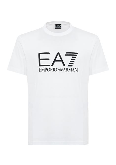 T-shirt Core Identity in jersey di cotone White EA7 | 7M001412 AF22264U0002