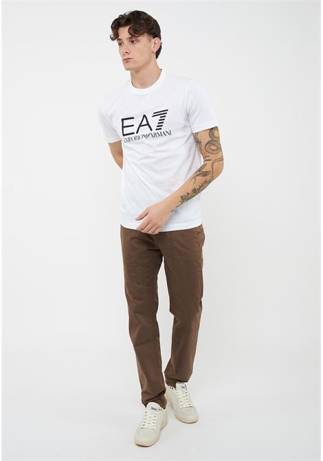 T-shirt Core Identity in jersey di cotone White EA7 | 7M001412 AF22264U0002