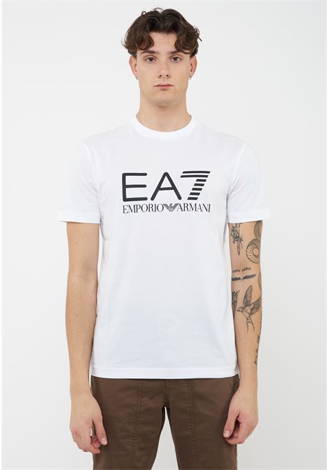 T-shirt Core Identity in jersey di cotone White EA7 | 7M001412 AF22264U0002