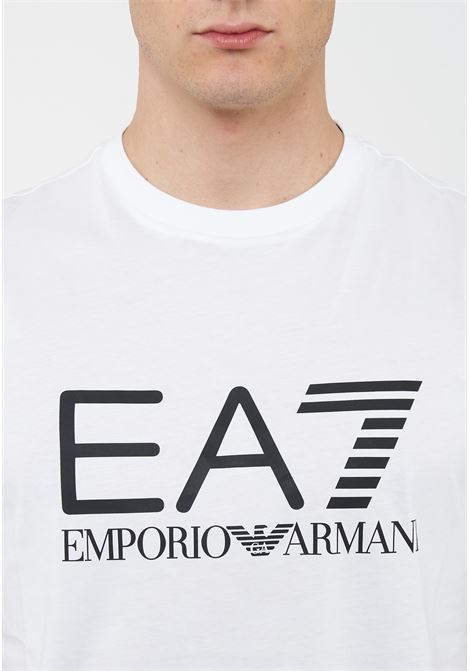 T-shirt Core Identity in jersey di cotone White EA7 | 7M001412 AF22264U0002