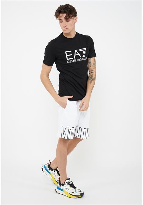 T-shirt Core Identity in jersey di cotone Black EA7 | 7M001412 AF22264UC001