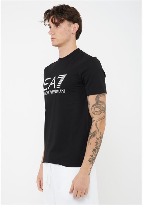 T-shirt Core Identity in jersey di cotone Black EA7 | 7M001412 AF22264UC001
